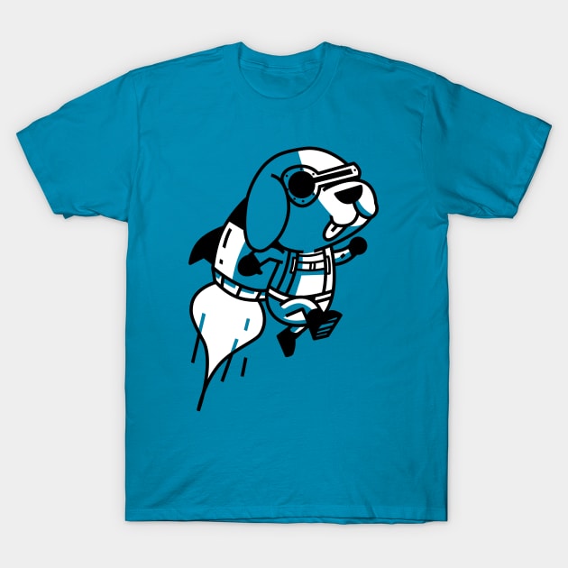 Rocket Pup T-Shirt by AlanNguyen